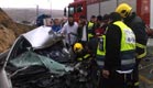תאונת דרכים בביתר עילית (צילום: רובי ראובן - דוברות זק"א)