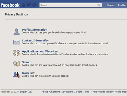 פרטיות בפייסבוק