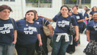 מאבק מנקות באוניברסיטת תל אביב (צילום: חדשות 2)