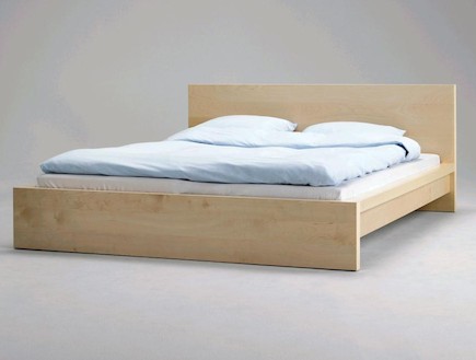 IKEA_MALM מיטה זוגית. גימור ליבנה. 140X200 סמ. _1, (צילום: יחסי ציבור)