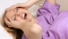 אישה בלידה (צילום: istockphoto)
