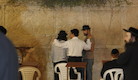 ציון ברוך ועמוס תמם בכותל המערבי (צילום: שרון רביבו ,mako)