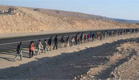 מסתננים בגבול מצרים. ארכיון (צילום: יובל יצחק)