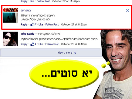 טוקבק הזהב (צילום: צילום מסך ,mako)
