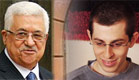 גלעד שליט ואבו מאזן (צילום: חדשות 2)