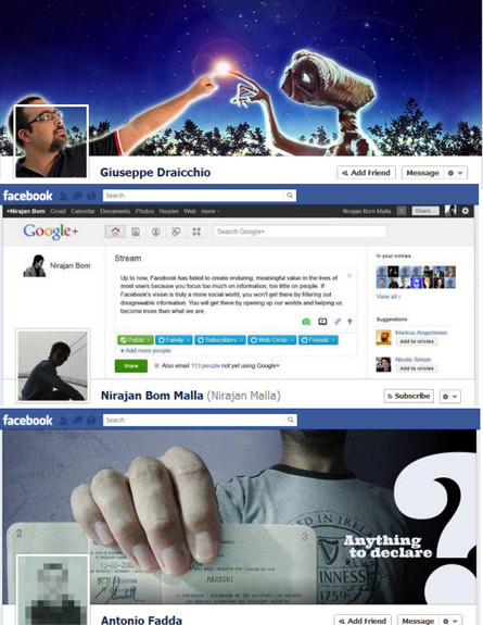 טיימליין יצירתי (מתוך: hongkiat.com) (צילום: צילום מסך ,facebook)