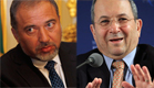 אהוד ברק , אביגדור ליברמן (צילום: חדשות 2)