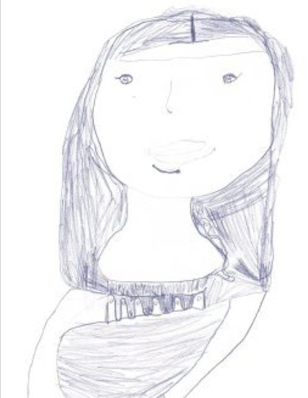 בלוג ציורים - קאסידי (צילום: צילום מסך מהאתר whatmykidsartsays)