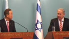 נתניהו ובאן, היום (צילום: חדשות 2)