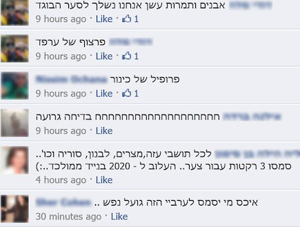 סער סקלי - נאצות בפייסבוק
