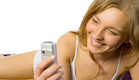 מקבלת SMS (צילום: אימג'בנק / Thinkstock)