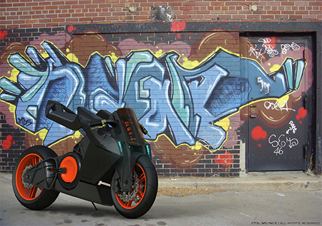 האופנוע של אייל מלניק