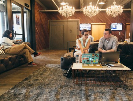 חלל עבודה משותף של WeWork (צילום: WeWork) חלל עבודה משותף של WeWork (צילום: WeWork)