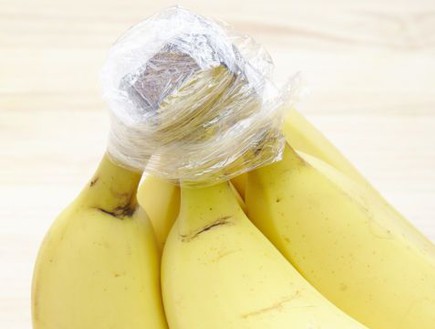 ניילון נצמד, ג, בננות עטופות (צילום: goodho.us)