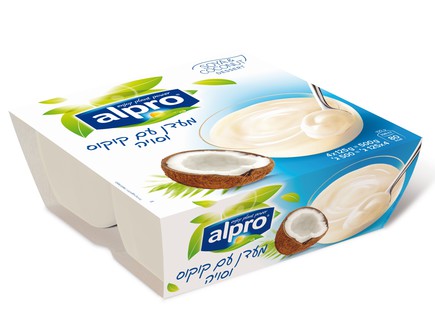 מעדן עם סויה וקוקוס, אלפרו (צילום: mako) מעדן עם סויה וקוקוס, אלפרו (צילום: mako)