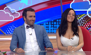 פאנל סיכום החורף עם טל ואחווה (צילום: מתוך ארץ נהדרת, שידורי קשת)