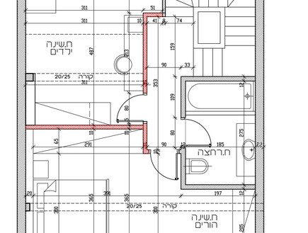 בית בתל אביב, עיצוב ענת דרך אגבר, קומה ראשונה (שרטוט: ענת דרך אגבר) בית בתל אביב, עיצוב ענת דרך אגבר, קומה ראשונה (שרטוט: ענת דרך אגבר)