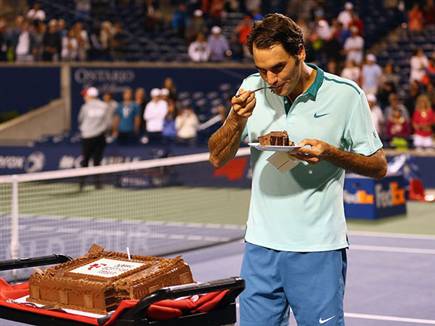 בן 38 ועדיין בטופ. פדרר (GETTYIMAGES) בן 38 ועדיין בטופ. פדרר (GETTYIMAGES)