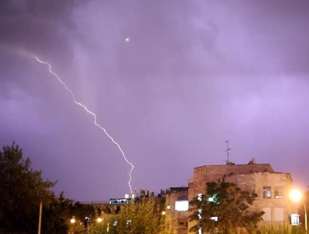 סערת ברקים בירושלים סערת ברקים בירושלים