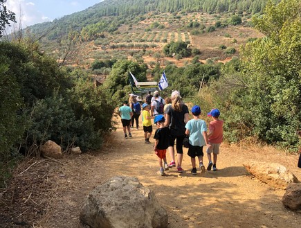 נחל צלמון במהלך שמחת תורה נחל צלמון במהלך שמחת תורה