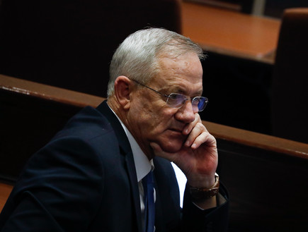 בני גנץ בהצבעה על התפזרות הכנסת בקריאה שנייה ושלישית