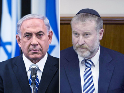 בנימין נתניהו אביחי מנדלבליט בנימין נתניהו אביחי מנדלבליט