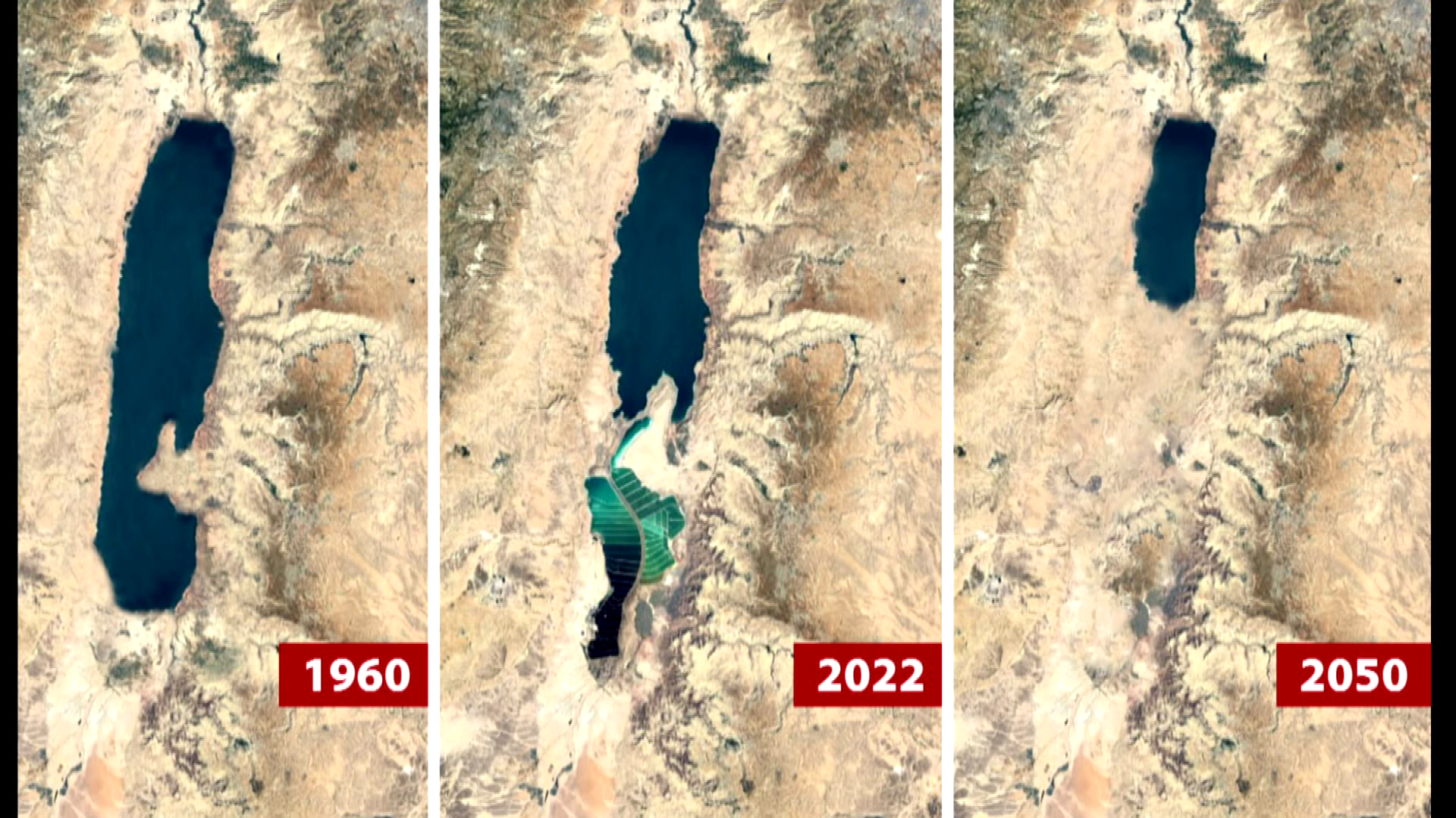 La disparition de la Mer Morte et les prévisions alarmantes pour 2050