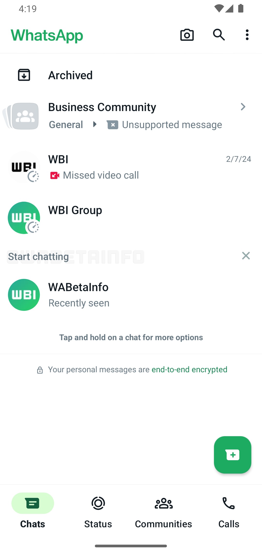 Cosa succede su WhatsApp?  La funzionalità non necessaria è in arrivo