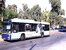 אוטובוס של חברת דן (צילום: עודד קרני)