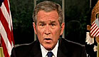 נשיא ארה"ב ג'ורג' בוש (וידאו WMV: mako)