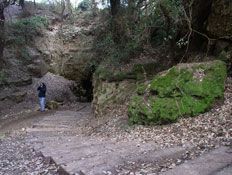 טיולים בצפון: מדרגות למערת פאר (צילום: איל שפירא)