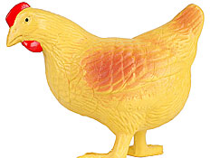 תרנגולת מגומי (צילום: jupiter images)
