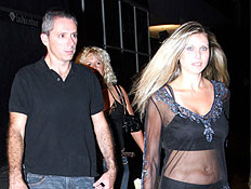 אלון בן דוד עם בת זוגו באירוע השקת ליין האופנה (צילום: עודד קרני)