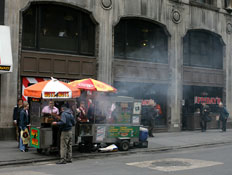 דוכן נקניקיות בניו יורק (צילום: SXC)