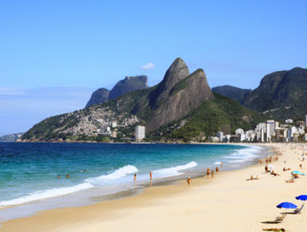 חוף לבלון בריו דה ז'נרו ברזיל (צילום: iStock)