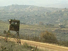 מוצב של צה"ל בגבול לבנון (תמונת AVI: חדשות1 ערוץ 2)