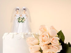 חתונה לסבית (צילום: jupiter images)