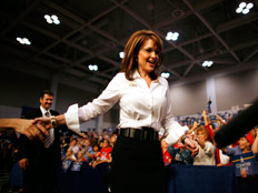 שרה פיילין מועמדת לתפקיד סגנית נשיא לקראת הבחירות לנשיאות ארה