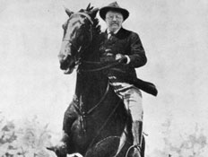 רוזוולט על הסוס (צילום: getty images)