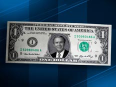 בוש על דולר, אילוסטרציה (צילום: חדשות)