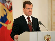 ראש ממשלת רוסיה מדבדב (צילום: רויטרס)