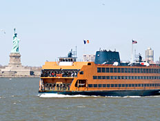 מעבורת כתומה בניו יורק (צילום: istockphoto)