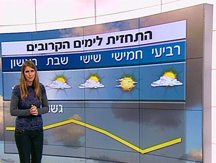 תחזית מזג האוויר (תמונת AVI: חדשות)