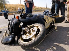 תאונת אופנוע. אילוסטרציה (צילום: mirzamlk, Shutterstock)