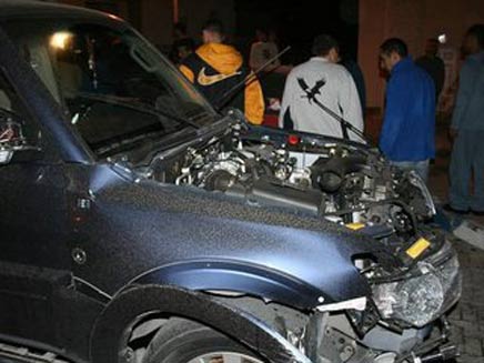 פיצוץ בכלי רכב בנצרת. ארכיון (צילום: אתר בוקרא)