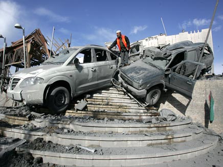 הרס בעזה לאחר התקפת חיל האוויר הישראלי (צילום: אימג'בנק gettyimages)