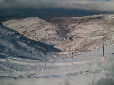 שלג בגולן (צילום: אתר החרמון)