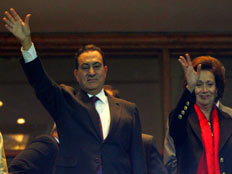 מובראק בימיו האחרונים כנשיא (צילום: רויטרס)