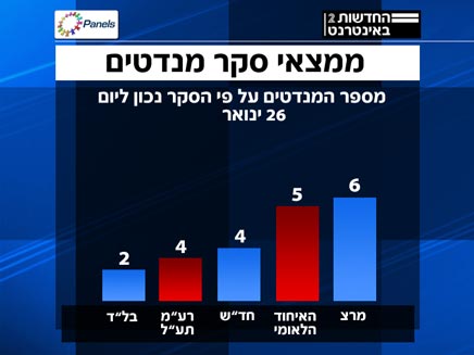 סקר מנדטים 26.1 פאנלס (צילום: פאנלס)