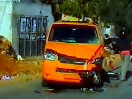 תאונת דרכים ליד שילה (צילום: חדשות 2)